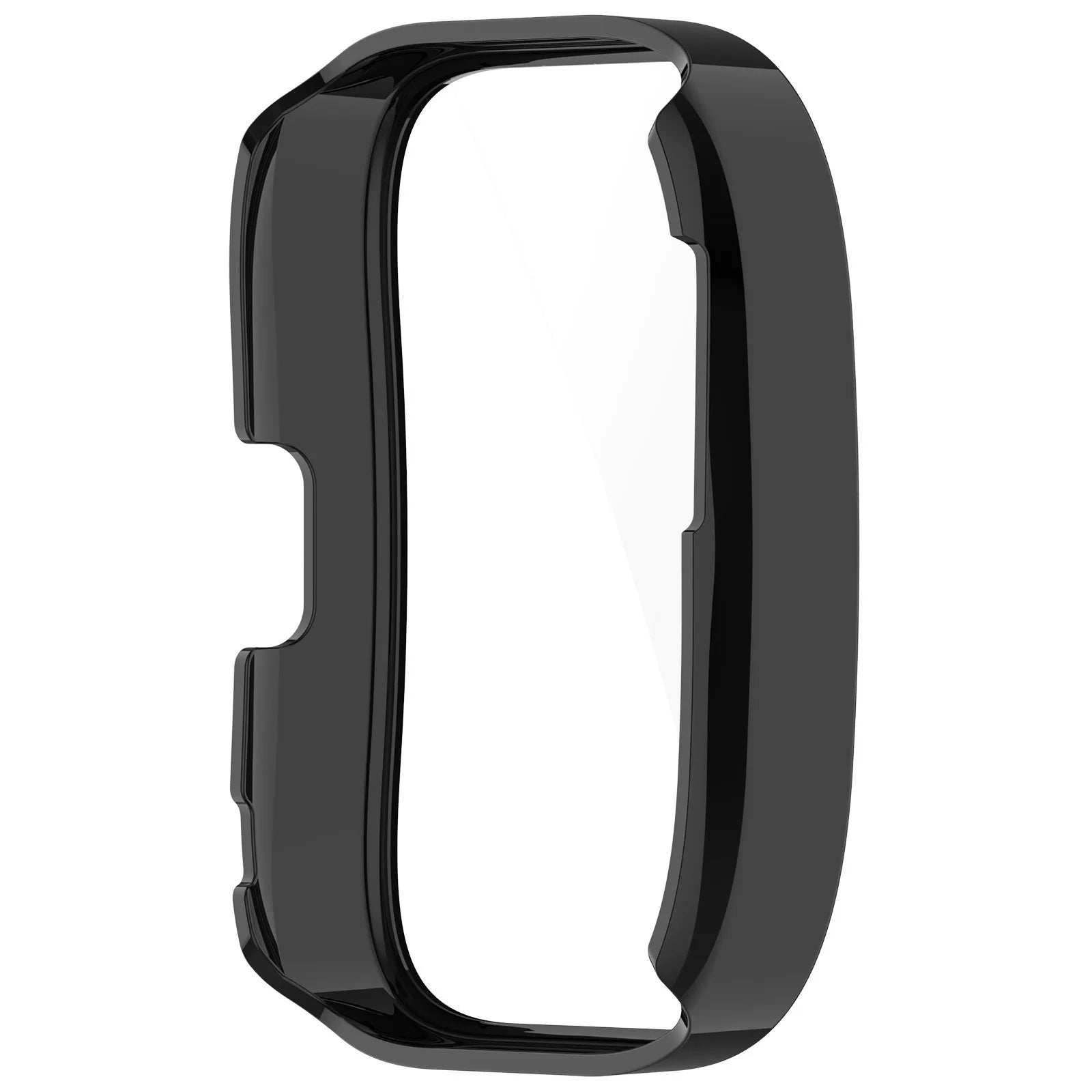 For Huami Amazfit Bip 5 Watch Case Anti-scratch Hard PC Protective Cover with Tempered Glass Film - Black For Huami Amazfit Bip 5 Watch Case Anti-scratch Hard PC Protective Cover with Tempered Glass Film - Black
